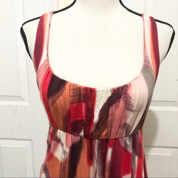 Weston Wear Red Abstract Sleeveless Dress - Picture 4 of 8